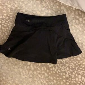 Black Lululemon Tennis Skirt